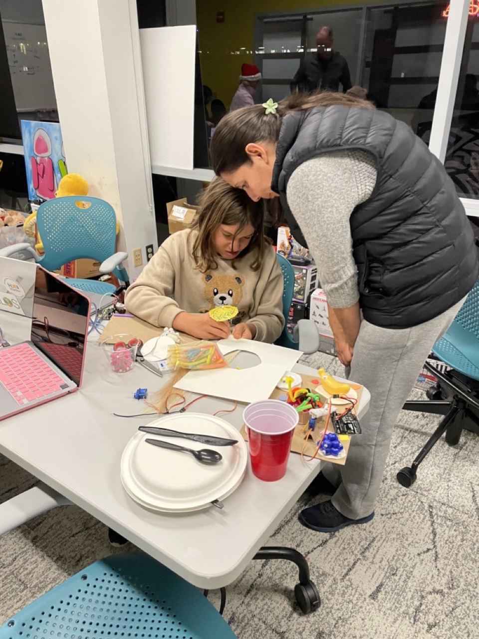 Parent and Child Robotic Arts and Crafts